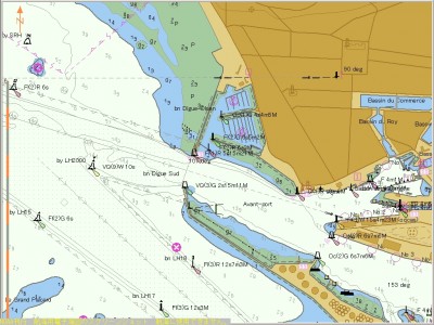 電子海図スクリーンショット